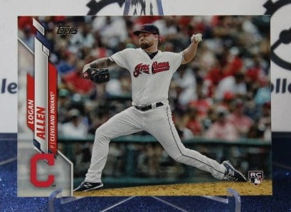 2020 TOPPS LOGAN ALLEN # 228 ROOKIE CLEVELAND INDIANS BASEBALL