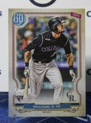 2020 TOPPS GYPSY QUEEN SAM HILLIARD # 265 ROOKIE COLORADO ROCKIES  BASEBALL