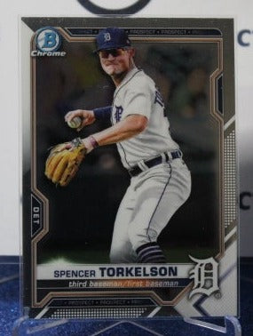 2021 BOWMAN CHROME PROSPECTS SPENCER TORKELSON # BCP-187 DETROIT TIGERS BASEBALL