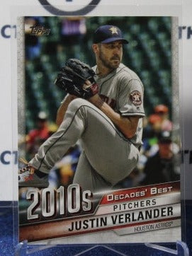 2020 TOPPS DECADES BEST JUSTIN VERLANDER # DB-91 HOUSTON ASTROS BASEBALL