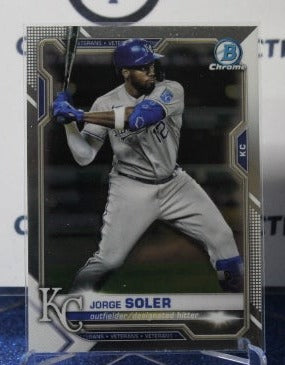 2020 BOWMAN CHROME JORGE SOLER # 47 KANSAS CITY ROYALS  BASEBALL