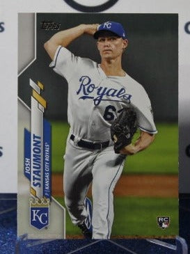 2020 TOPPS  JOSH STAUMONT # 583 ROOKIE KANSAS CITY ROYALS  BASEBALL