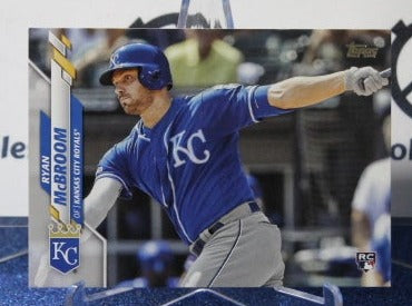 2020 TOPPS  RYAN McBROOM # 671 ROOKIE KANSAS CITY ROYALS  BASEBALL