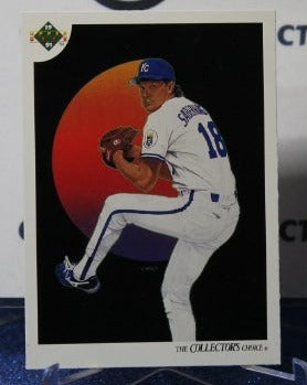 1991 UPPER DECK  BRET SABERHAGEN # 33 KANSAS CITY ROYALS  BASEBALL