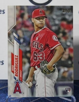 2020 TOPPS JOSE RODRIGUEZ # 678 ROOKIE LOS ANGELES ANGELS BASEBALL