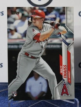 2020 TOPPS MATT THAISS # 115 ROOKIE LOS ANGELES ANGELS BASEBALL