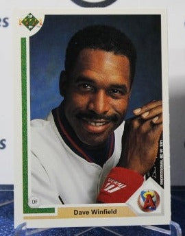1991 UPPER DECK DAVE WINFIELD # 337 LOS ANGELES ANGELS BASEBALL