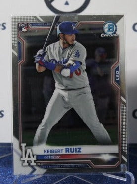 2021 BOWMAN CHROME KEIBERT RUIZ # 70 LOS ANGELES DODGERS BASEBALL