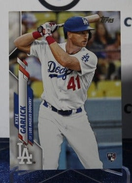 2020 TOPPS KYLE GARLICK # 381 ROOKIE LOS ANGELES DODGERS BASEBALL