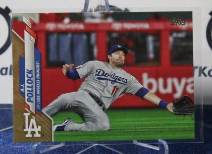 2020 TOPPS A.J. POLLOCK # 641 GOLD 1184/2020 LOS ANGELES DODGERS BASEBALL