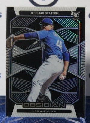 2020 CHRONICLES OBSIDIAN BRUSDAR GRATEROL # 26 ROOKIE LOS ANGELES DODGERS BASEBALL