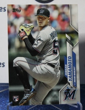 2020 TOPPS JORDAN YAMAMOTO # 249 ROOKIE MIAMI MARLINS BASEBALL