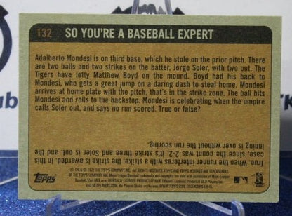 2021 TOPPS HERITAGE STARLING MARTE # 132  MIAMI MARLINS BASEBALL