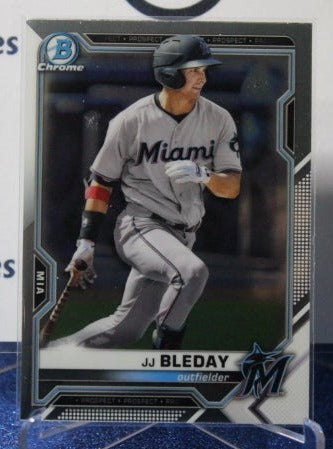 2021 BOWMAN CHROME PROSPECTS JJ BLEDAY # BCP-200  MIAMI MARLINS BASEBALL