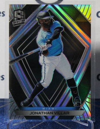 2020 PANINI CHRONICLES SPECTRA JONATHAN VILLAR # 60 PRIZM MIAMI MARLINS BASEBALL