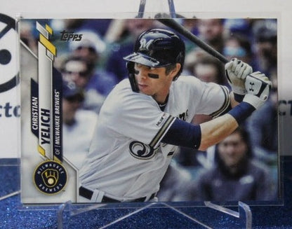 2020 TOPPS  CHRISTIAN YELICH # 200  MILWAUKEE BREWERS  BASEBALL CARD