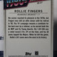 2020 TOPPS  ROLLIE FINGERS # DB-67 1980'S DECADES BEST MILWAUKEE BREWERS  BASEBALL CARD