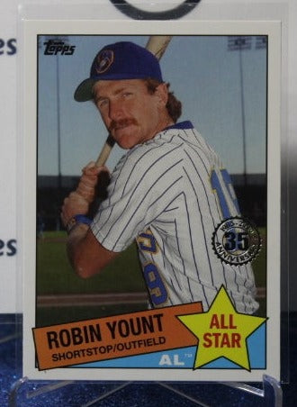 2020 TOPPS 35th ANNIVERSARY  ROBIN YOUNT # 85AS-22 ALL STAR MILWAUKEE BREWERS  BASEBALL CARD