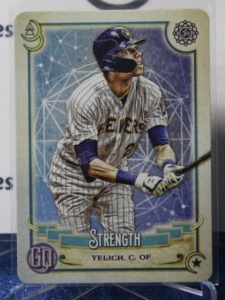 2020 TOPPS GYPSY QUEEN  CHRISTIAN YELICH # TOD 10 MILWAUKEE BREWERS  BASEBALL CARD