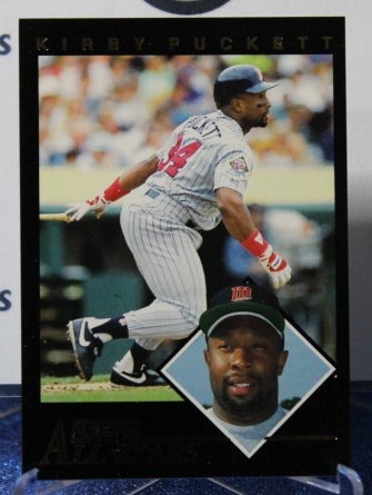 1992 FLEER  KIRBY PUCKETT # 22 ALL STARS MINNESOTA TWINS BASEBALL