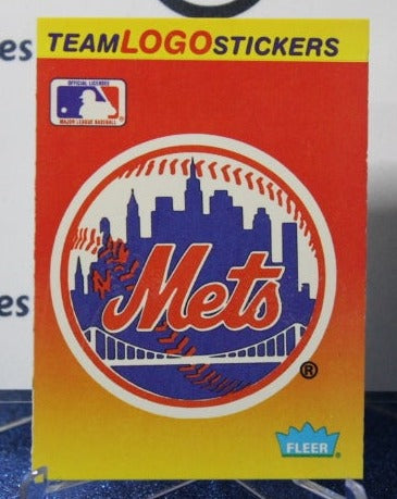 1991 FLEER TEAM LOGO STICKER CHECKLIST NEW YORK METS BASEBALL