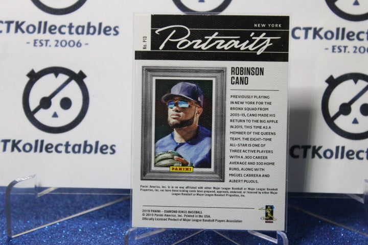 2019 PANINI DIAMOND KINGS ROBINSON CAND # P13 PORTRAITS NEW YORK METS BASEBALL