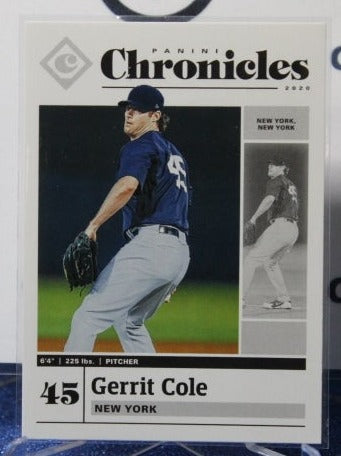 2020 PANINI CHRONICLES GERRIT COLE # 15 NEW YORK YANKEES BASEBALL