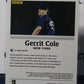 2020 PANINI CHRONICLES GERRIT COLE # 15 NEW YORK YANKEES BASEBALL