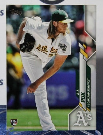 2020 TOPPS A.J. PUK # 251 ROOKIE OAKLAND ATHLETICS BASEBALL CARD