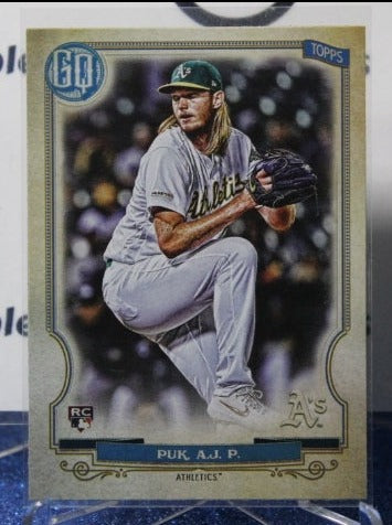 2020 TOPPS GYPSY QUEEN A.J. PUK # 113 OAKLAND ATHLETICS BASEBALL CARD