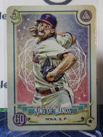 2020 TOPPS GYPSY QUEEN AARON NOLA # TOD 20 TAROT OF THE DIAMOND Philadelphia Phillies 215/250 BASEBALL CARD