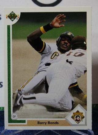 1991 UPPER DECK  BARRY BONDS # 154 PITTSBURGH PIRATES BASEBALL CARD