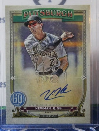 2020 TOPPS GYPSY QUEEN KEVIN NEWMAN # GQA-KN AUTO PITTSBURGH PIRATES BASEBALL CARD
