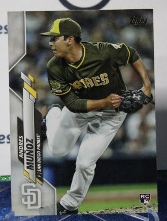 2020 TOPPS  ANDRES MUNOZ # 56 ROOKIE SAN DIEGO PADRES BASEBALL CARD