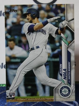 2020 TOPPS AUSTIN NOLA # 38 ROOKIE SEATTLE MARINERS BASEBALL CARD