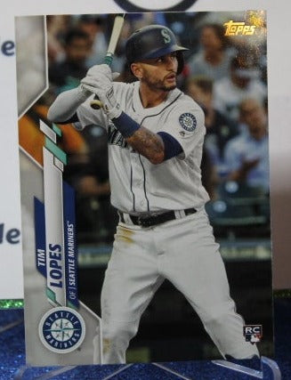 2020 TOPPS TIM LOPES # 654 ROOKIE SEATTLE MARINERS BASEBALL CARD