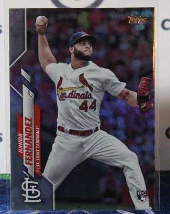 2020  TOPPS JUNIOR FERNANDEZ # 615 FOIL ROOKIE ST. LOUIS CARDINALS CARD