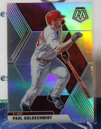 2020 PANINI CHRONICLES MOSAIC PAUL GOLDSCHIDT # 99 PRIZM SILVER  ST. LOUIS CARDINALS CARD