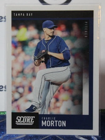 2020 PANINI CHRONICLES SCORE CHARLIE MORTON # 17 TAMPA BAY RAYS CARD