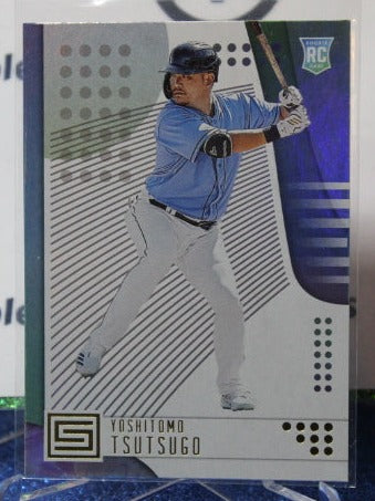 2020 PANINI CHRONICLES STATUS YOSHITOMO TSUTSUGO # 17  GOLD FOIL ROOKIE  TAMPA BAY RAYS CARD