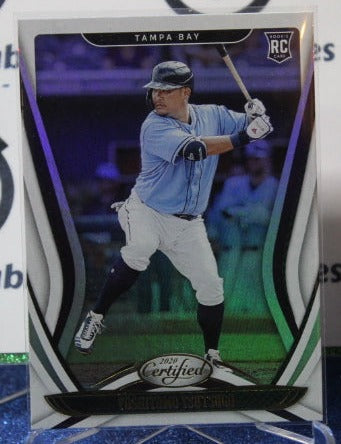 2020 PANINI CHRONICLES CERTIFIED YOSHITOMO TSUTSUGO # 17 ROOKIE  TAMPA BAY RAYS CARD