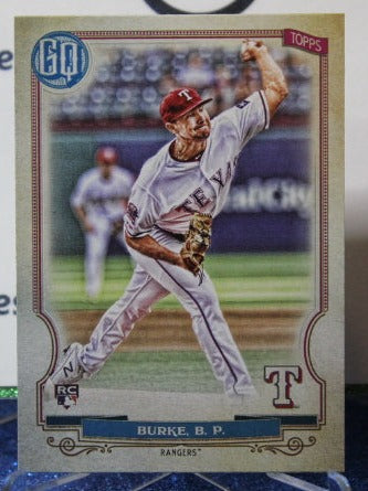 2020 TOPPS GYPSY QUEEN BROCK BURKE # 28  ROOKIE TEXAS RANGERS BASEBALL CARD