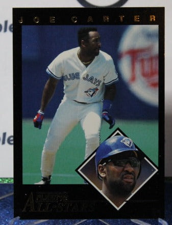 1992 FLEER ALL-STARS JOE CARTER # 21 TORONTO BLUE JAYS BASEBALL