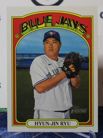 2021 TOPPS HYUN-JIN RYU #342 TORONTO BLUE JAYS BASEBALL