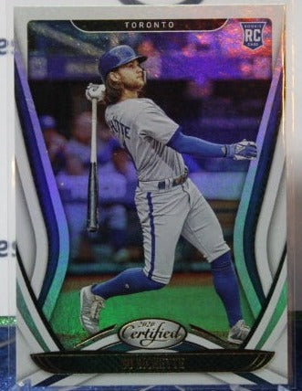 2020 PANINI CHRONICLES CERTIFIED BO BICHETTE # 10 ROOKIE TORONTO BLUE JAYS BASEBALL