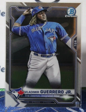 2021 BOWMAN CHROME VLADIMIR GUERRERO JR. # 10 TORONTO BLUE JAYS BASEBALL