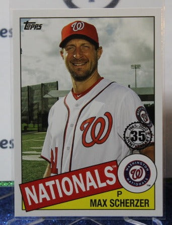 2020 TOPPS 35th ANNIVERSARY MAX SCHERZER  # 85-100 WASHINGTON NATIONALS BASEBALL