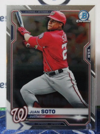 2021 BOWMAN CHROME JUAN SOTO # 84 WASHINGTON NATIONALS BASEBALL