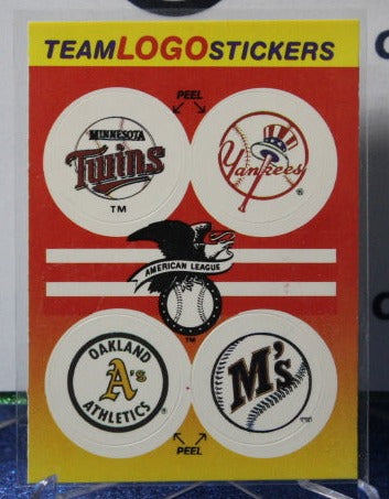 1991 FLEER TEAM LOGO STICKER CHECKLIST  BASEBALL