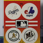 1991 FLEER TEAM LOGO STICKER CHECKLIST  BASEBALL